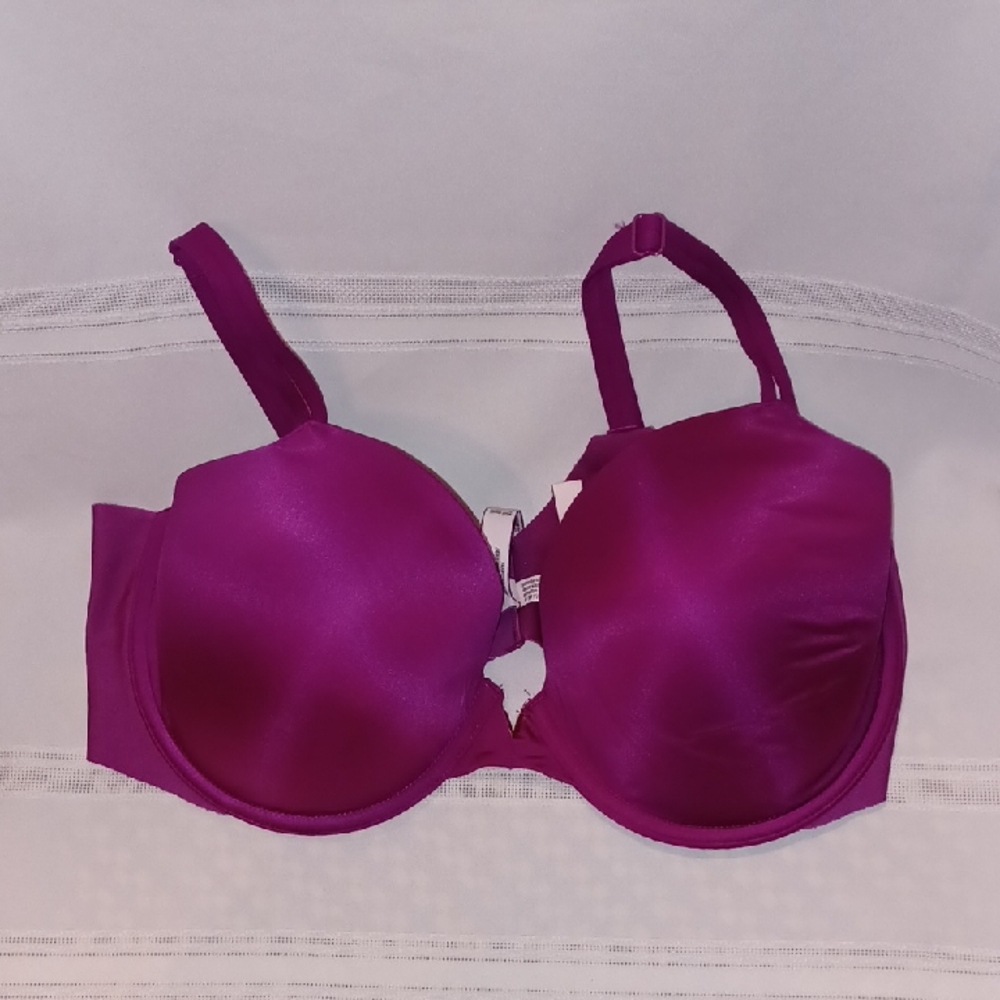 NWOT Elegant Purple Lined Demi Women's Bra